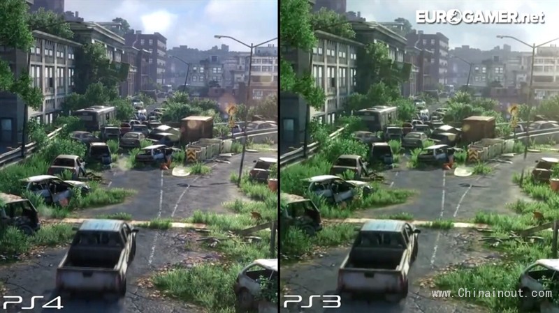 最后生还者PS3/PS4画质：差距一目了然