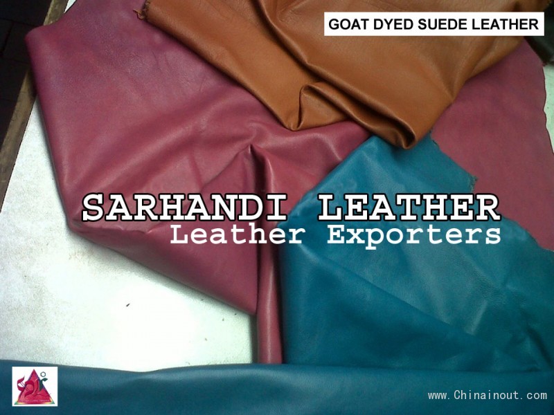 Goat Dyed SuedeLeather