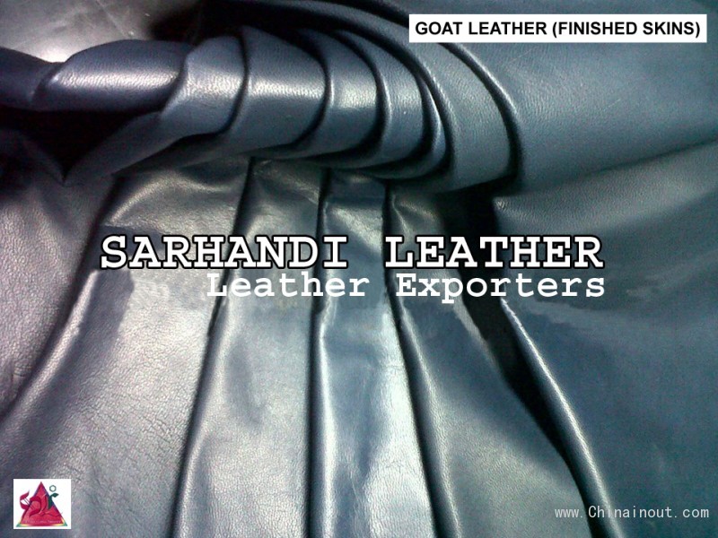 Goat Leather Finished Skins